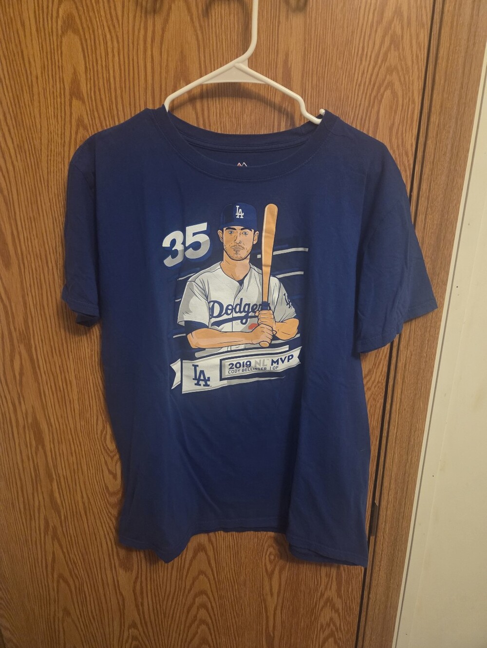 Majestic Los Angeles Dodgers Cody Bellinger Shirt Sz Large Men's MLB